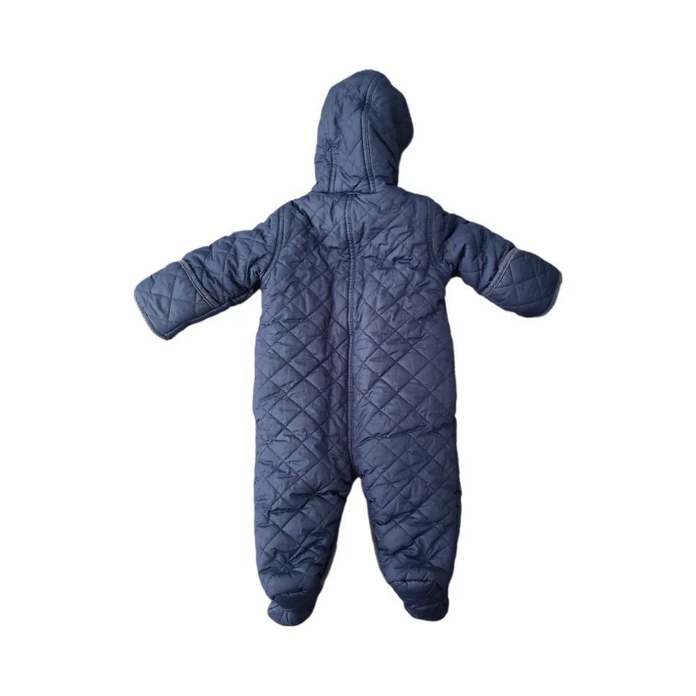 Ralph Lauren 6 Months Baby Water-Repellent Navy Quilted Hooded Barn Bunting